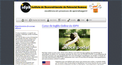 Desktop Screenshot of iol.idph.com.br