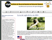 Tablet Screenshot of iol.idph.com.br