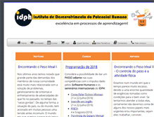 Tablet Screenshot of idph.com.br